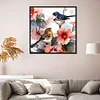 Flowers Birds  - Full Round Diamond Painting