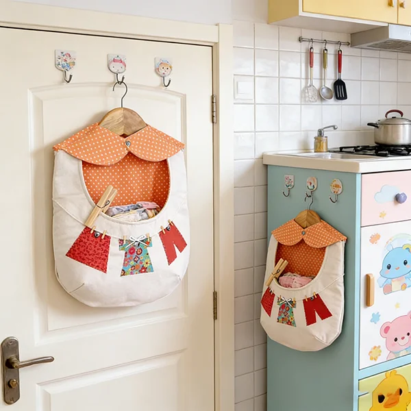 DIY Patchwork T-Shirt Organizer Sewing Template &ndash; With Instructions