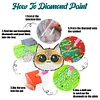 8pcs Cat Diamond Painting Acrylic Coasters