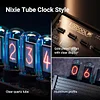 Nixie Tube Clock, Tube Clock in Cyberpunk Decor with Mood Lighting, Nixie Tube Clock Kit for Vintage Room Decor