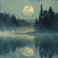 Moonlight Serenity - Diamond Painting