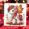 uk.everydayedeals 6Pcs DIY Diamond Painting Greeting Card - Unicorn Family