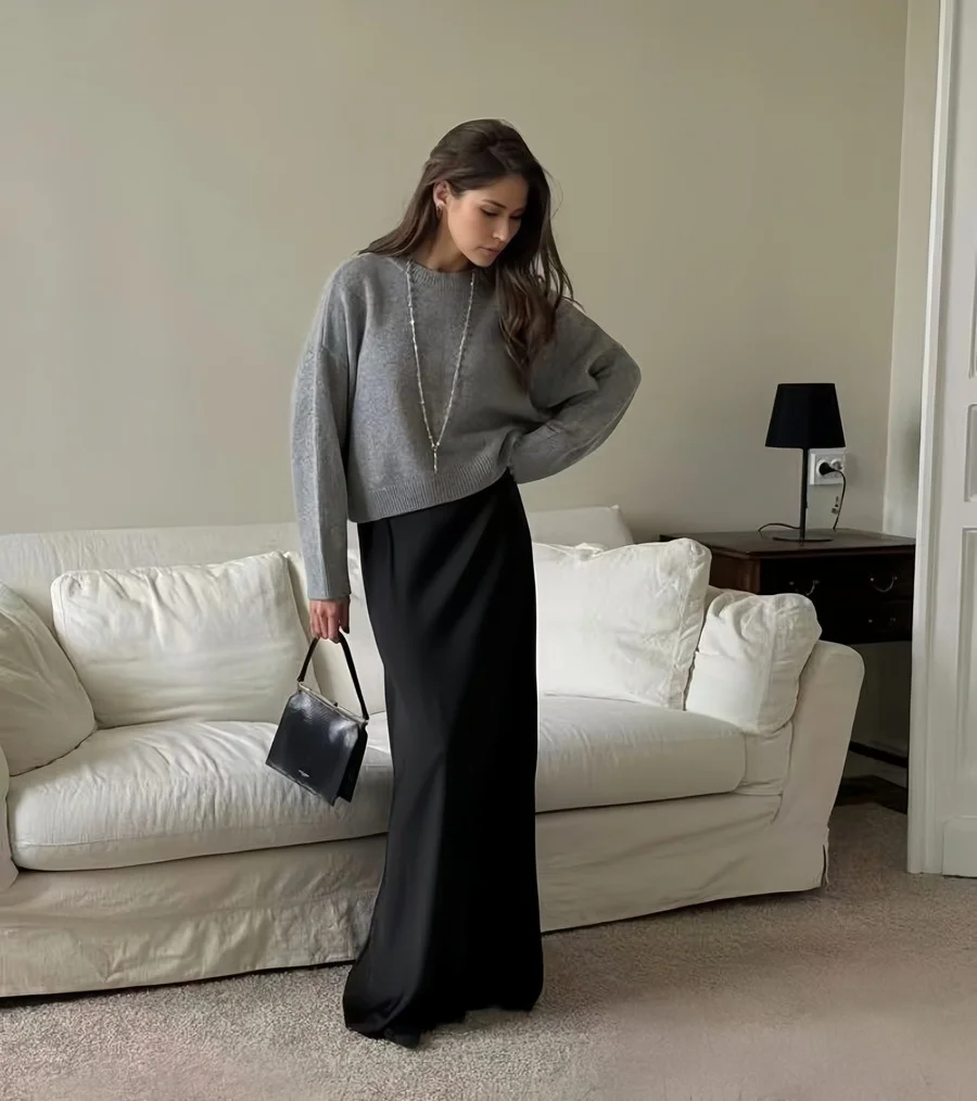 Athvotar Athvotar Autumn And Winter Hot Sale Thick Short Round Neck Solid Color Sweater Bum Basic Women's Clothing