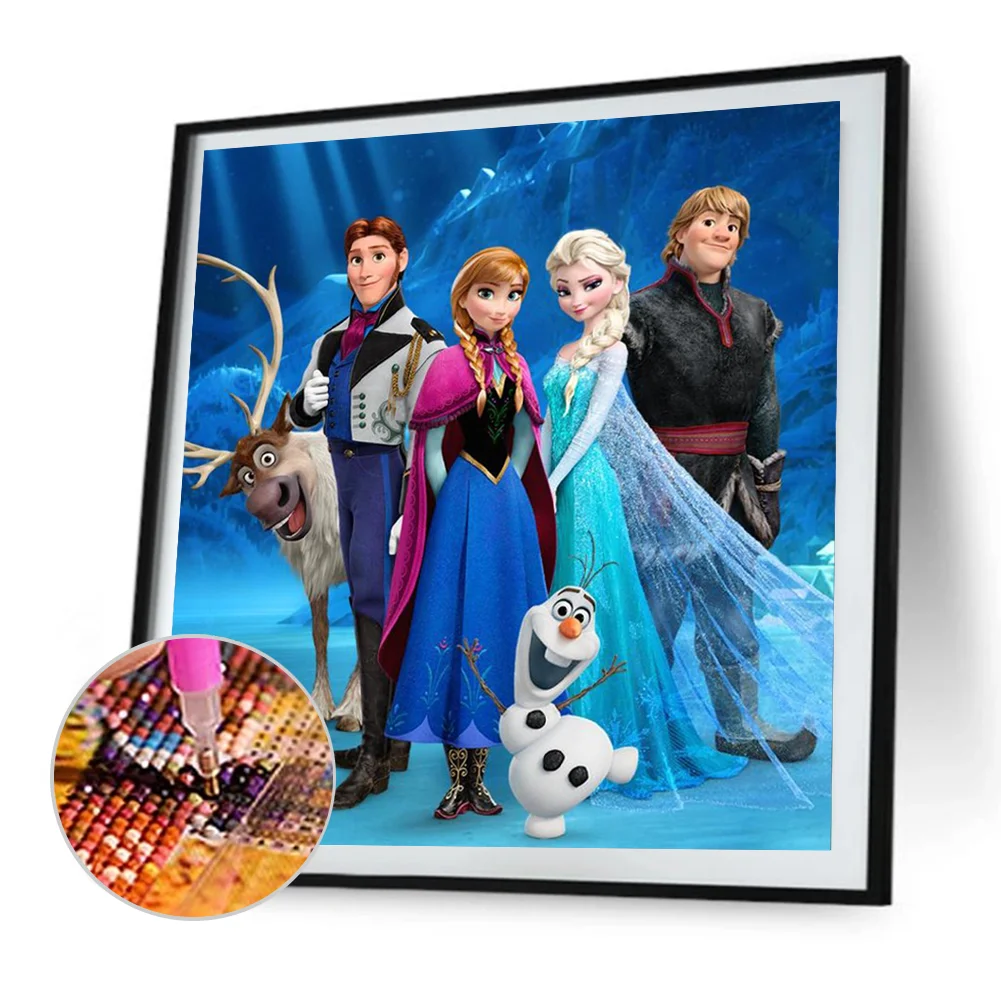 Diamond Painting - Full Round Drill - Frozen(30*30cm)