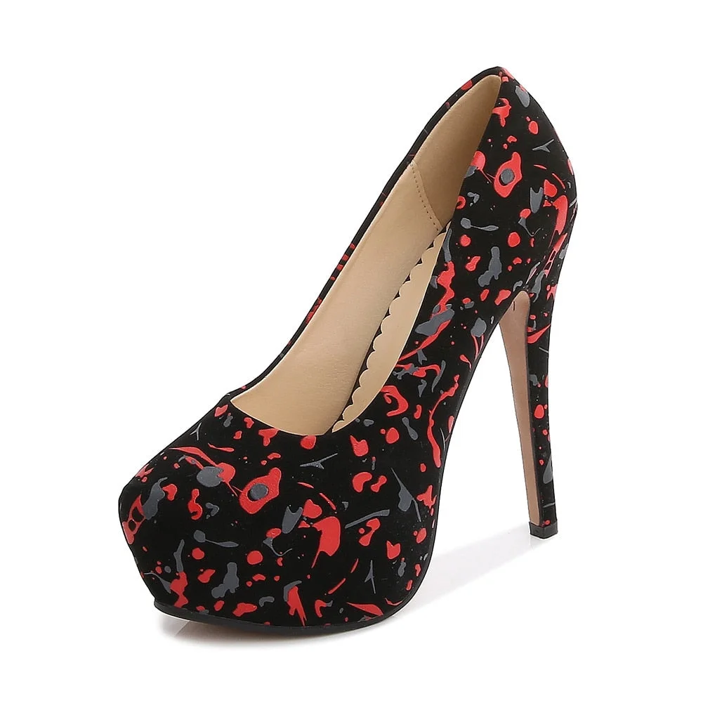 Sexy High Heels For Women's With 2021 New Fashion Multicolor Stiletto Platform Shoes