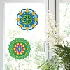 6 PCS Gem Art DIY Craft Kits Mandala Diamond Painting Window Stickers Kit