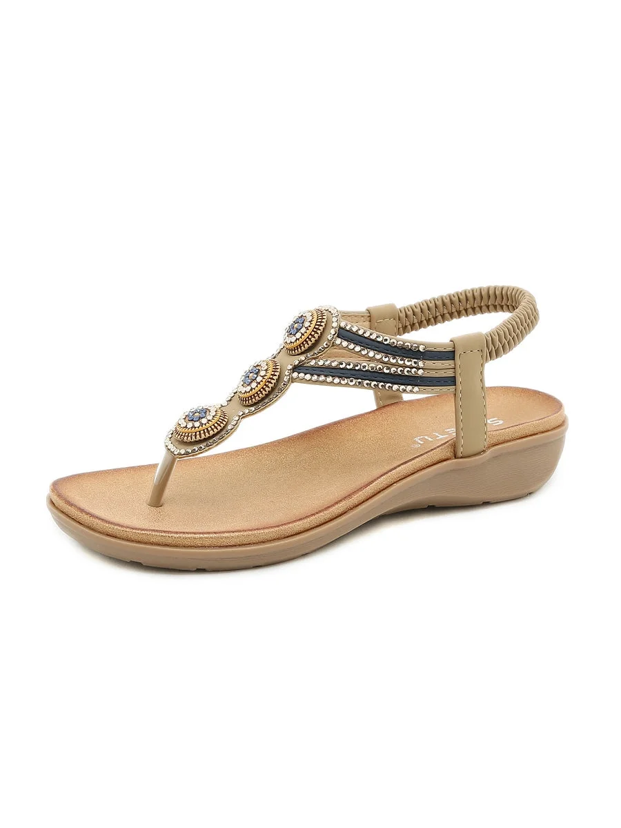 Rhinestone Embellished Sandal