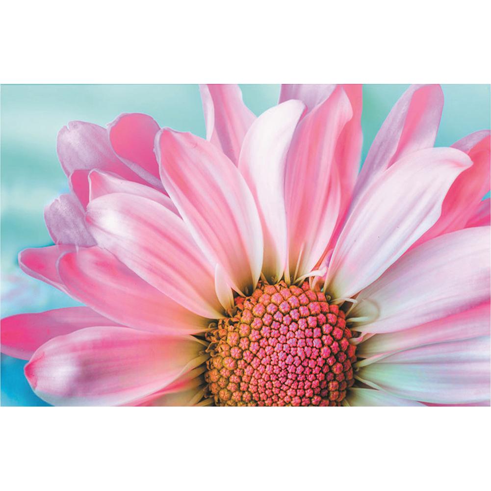 

40*30CM - Pink Flower - Round Drill Diamond Painting, 501 Original
