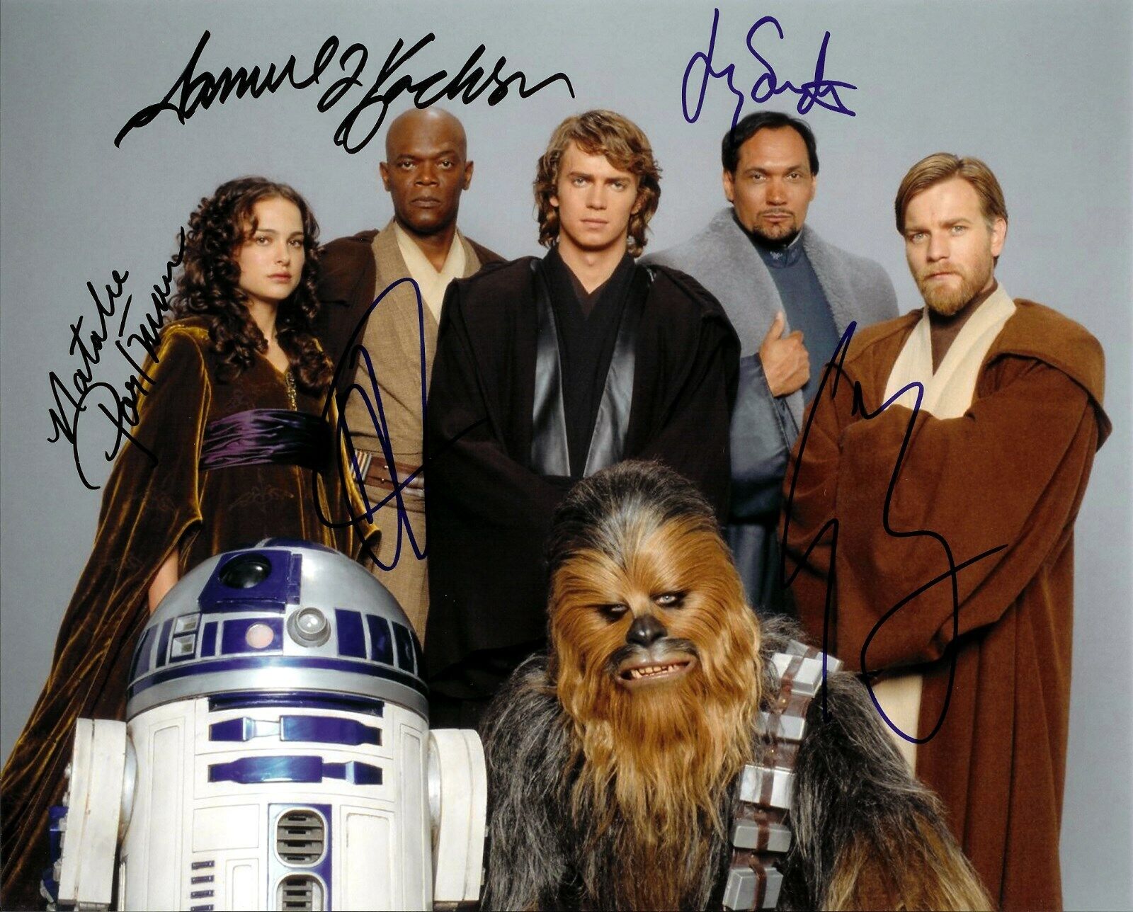 STAR WARS - CAST Signed Autographed 8x10 Reprint Photo Poster painting #1 !!