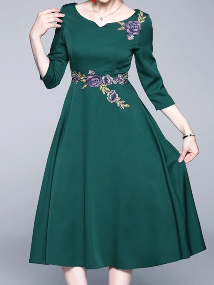 Elegant Heavy Embroidered Dress