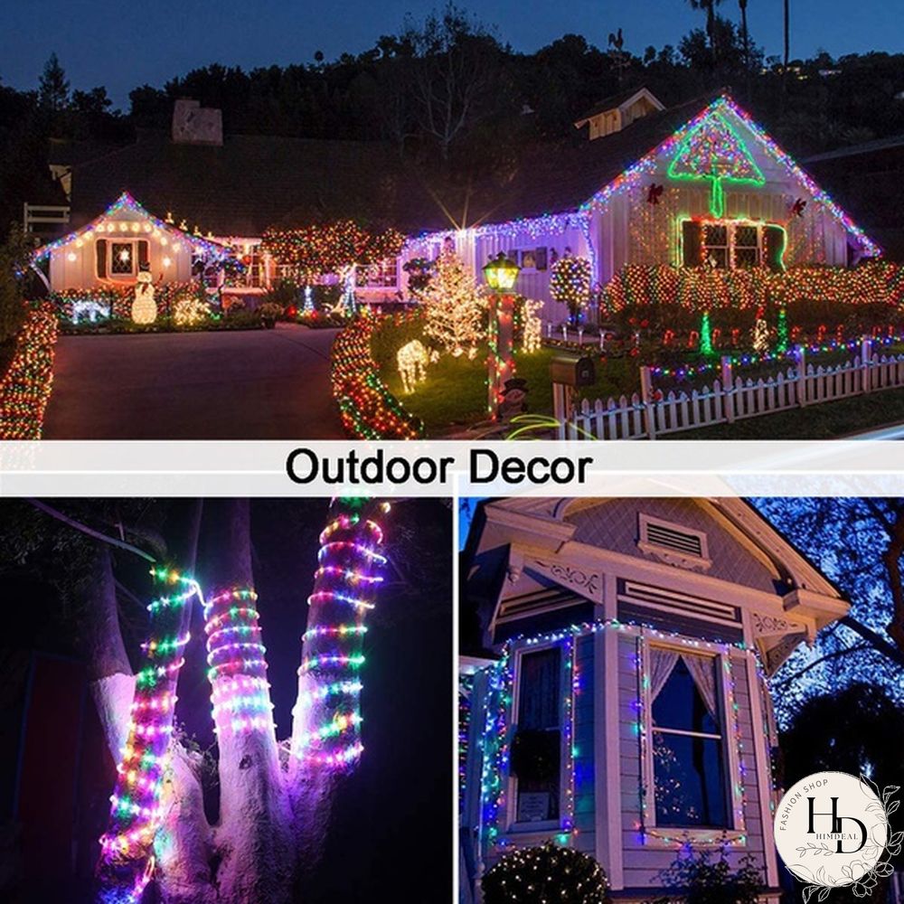 2Pack 10M/20M/30M Solar String Lights 8 Modes Solar Powered Copper Wire Fairy Lights IP65 Waterproof Indoor Outdoor Lighting for Home, Garden, Party, Path, Lawn, Wedding, Christmas, DIY Decoration
