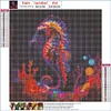 Diamond Painting-DIY Full Round Drill Seahorse