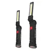 COB LED Flashlight Rechargeable Work Camping Torch Folding Night Light (L)