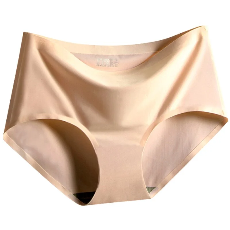 Sexy Women Panties Seamless Underwear Comfortable Briefs Female Girls Thongs Intimates Lingerie Ladies 1pcs Solid Color New