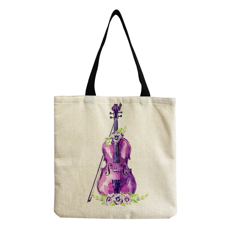 Source Piano Printed Casual Bag Harajuku Style Fashion Shoulder Bag Student Large Capacity Handbag