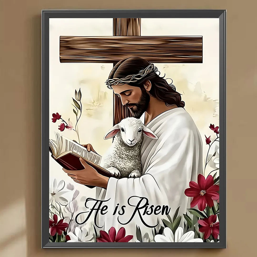 Jesus Lamb Resurrection Diamond Painting Kit 30x40cm