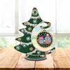 Kristall Weihnachtsbaum Acryl - 5d DIY Handwerk Ornament - 24 * 31cm