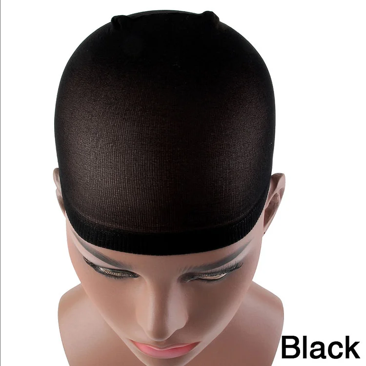 Hair cap elastic stockings lined with mesh for making wigs