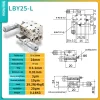 Precision micro-adjustment XY axis displacement platform, stainless steel LBX/LBY-40/50/60/70/80/100 manual slide