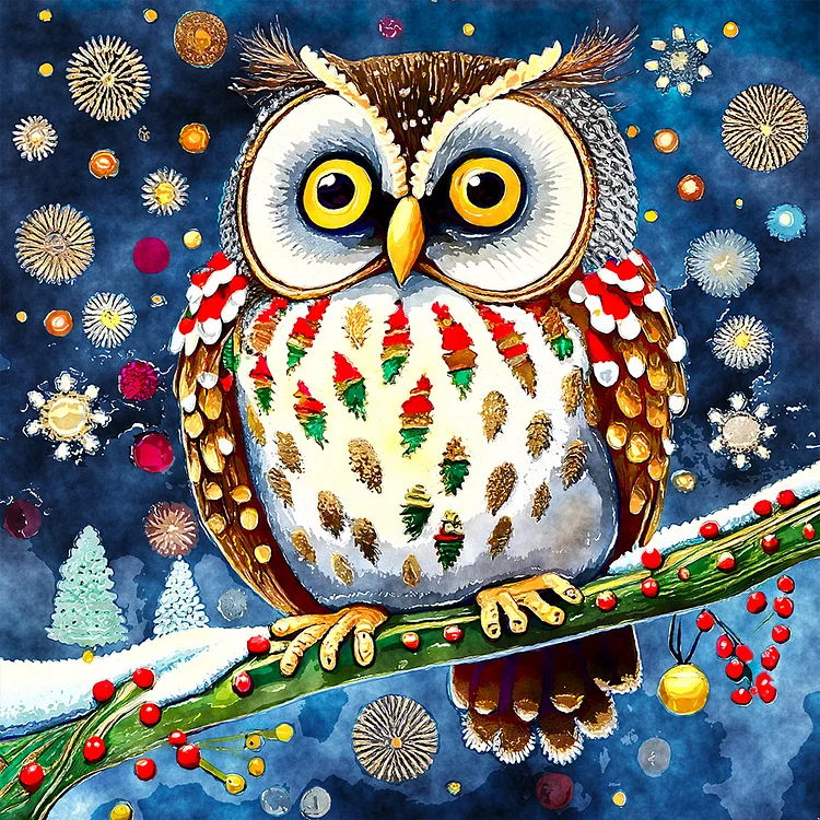 Valentine Love Owl - Full Round - Diamond Painting (30*30cm)