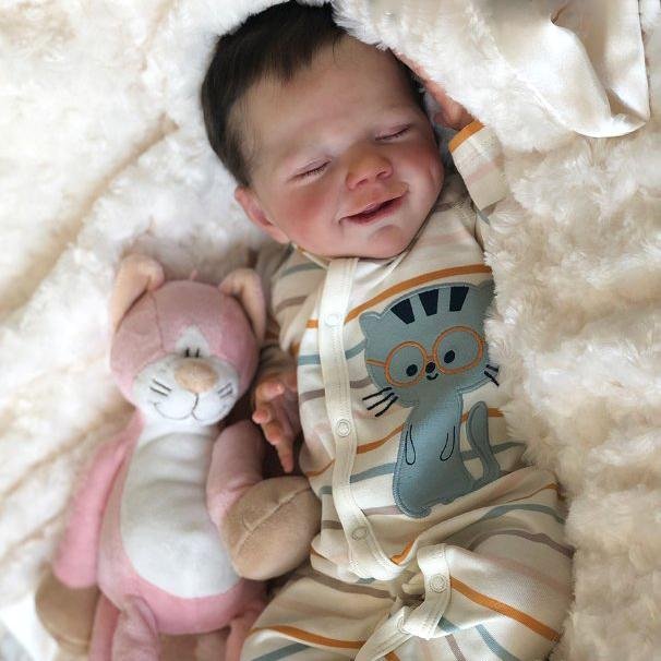 [Heartbeat💖 & Sound🔊]20'' Realistic Reborn April Baby Doll Boy Named ...