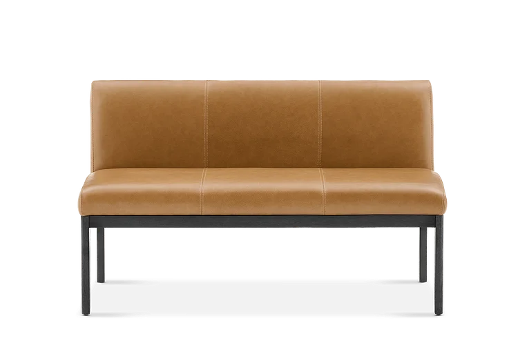 Elliot Leather Banquette Bench