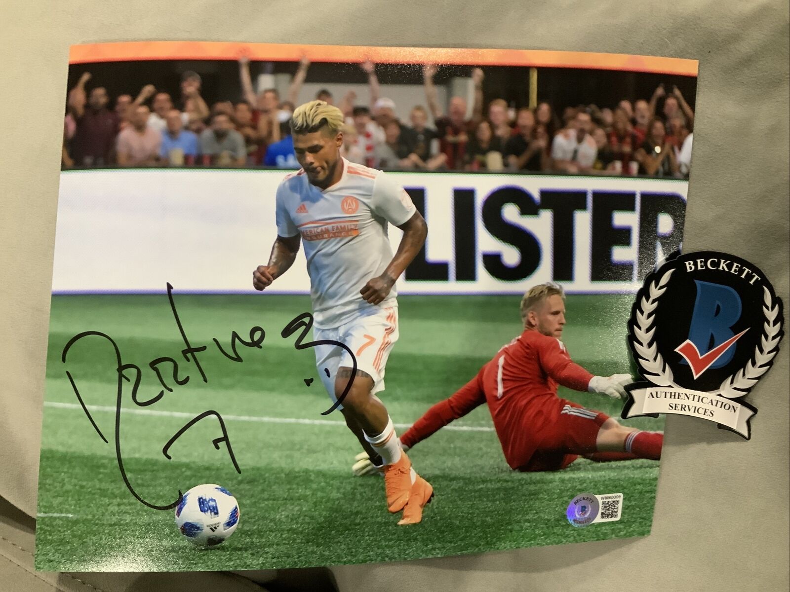 Josef Martinez Atlanta United Autograph Signed 8x10 Photo Poster painting Beckett Bas Coa