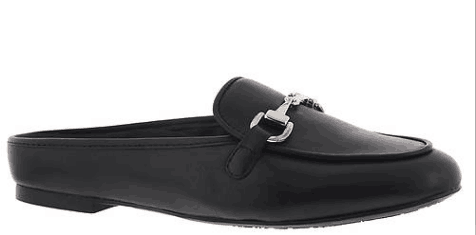 Custom Black Loafer Mules Vdcoo