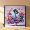 Diamond Painting-DIY Crystal Rhinestone Dancing Girl in Floral Skirt(Box Packaging)