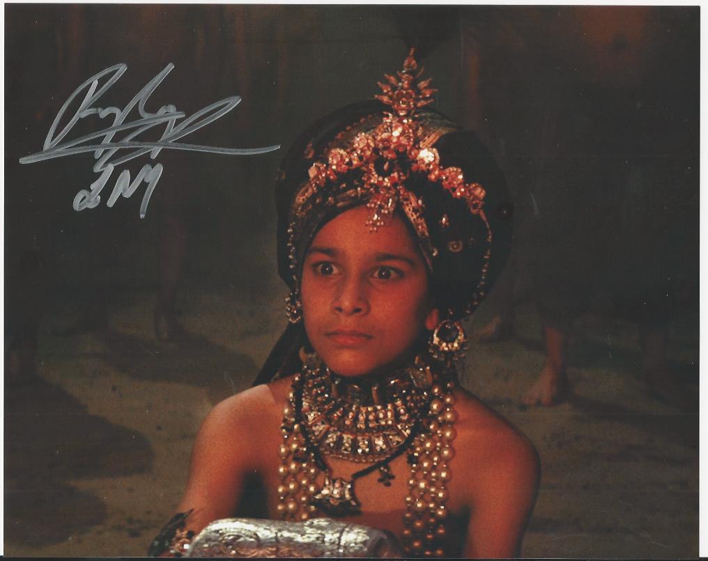 Raj Singh - Indiana Jones signed Photo Poster painting