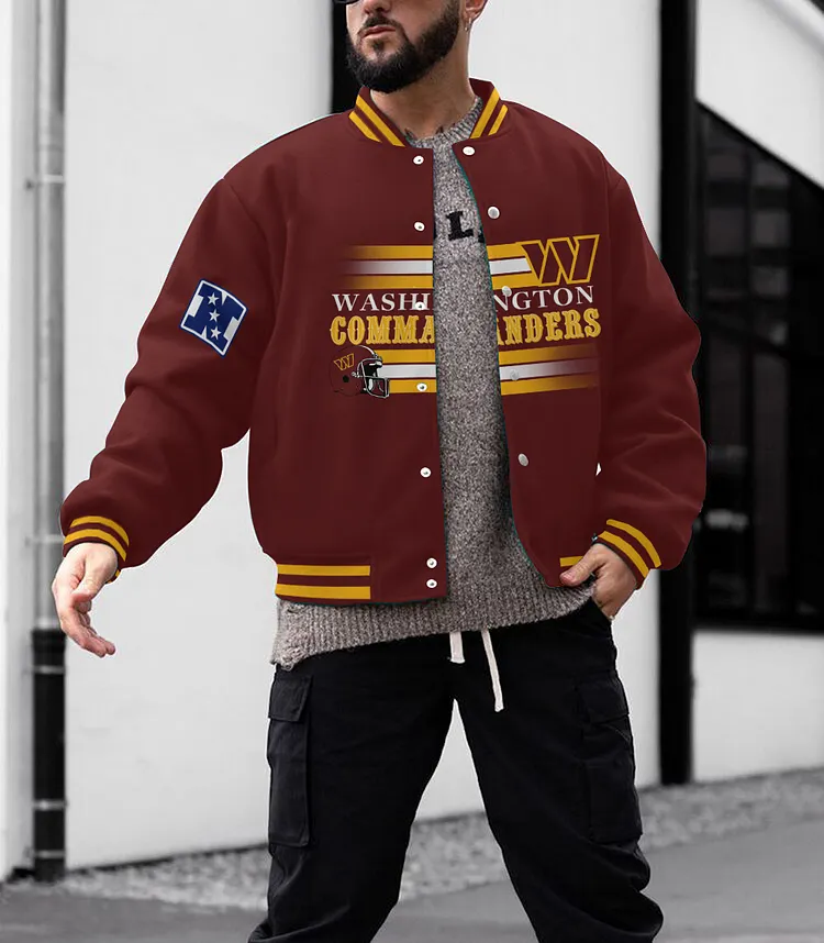 Washington Commanders Men's Limited Edition Full-Snap Casual Jacket