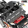 AMK Carbon Fiber Battery Tray ESC Receiver Mount for 1/10 SCX10 RC Crawler Cheater Rigs LCG Chassis Lower Center of Gravity Rails