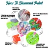 (US Local)6pcs Acrylic Washable Diamond Painting Crafts Coaster with Holder Kit(Butterfly)