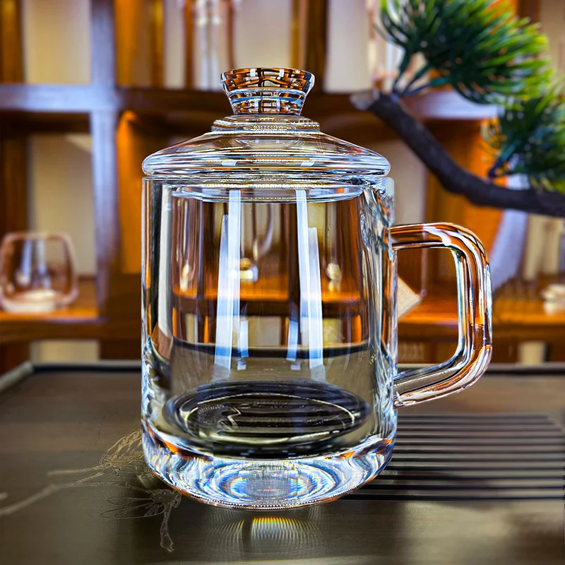 Handmade Natural Quartz Crystal Transparent Tea Cup