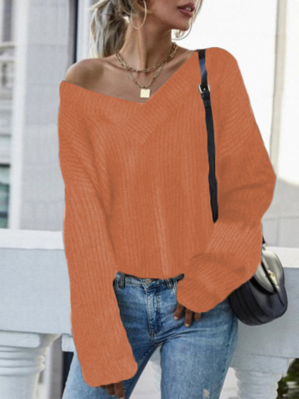 Women Long Sleeve V-neck Graphic Floral Printed Top