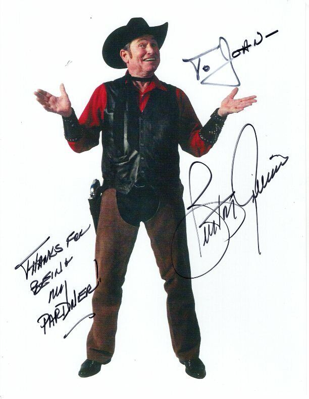 BURTON GILLIAM Autographed BLAZING SADDLES LYLE Photo Poster paintinggraph - To John CONTENT!