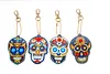 4pcs DIY Skull Full Drill Special Shaped Diamond Painting Keychains Gifts