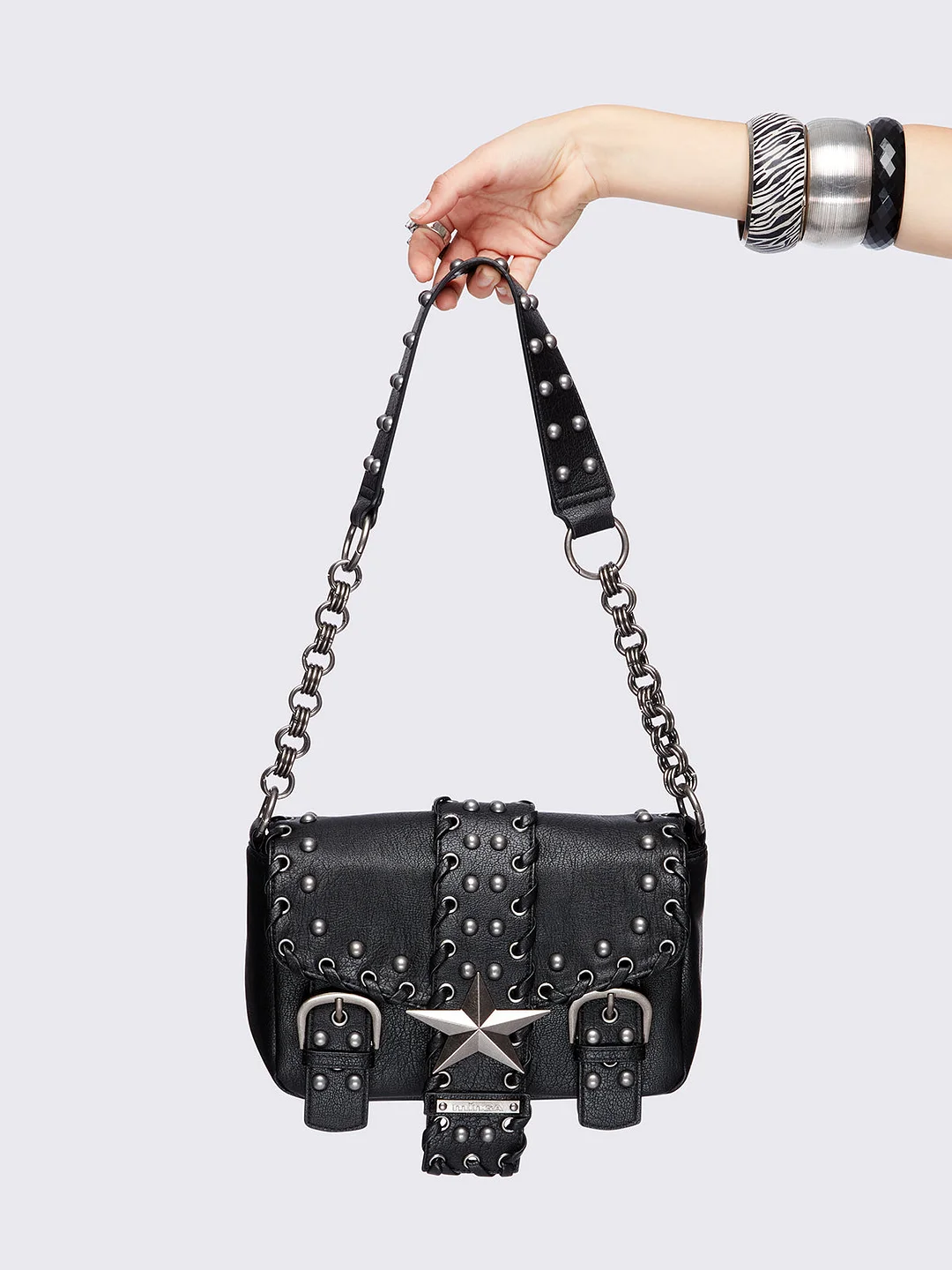 Jet Star Vegan Shoulder Bag