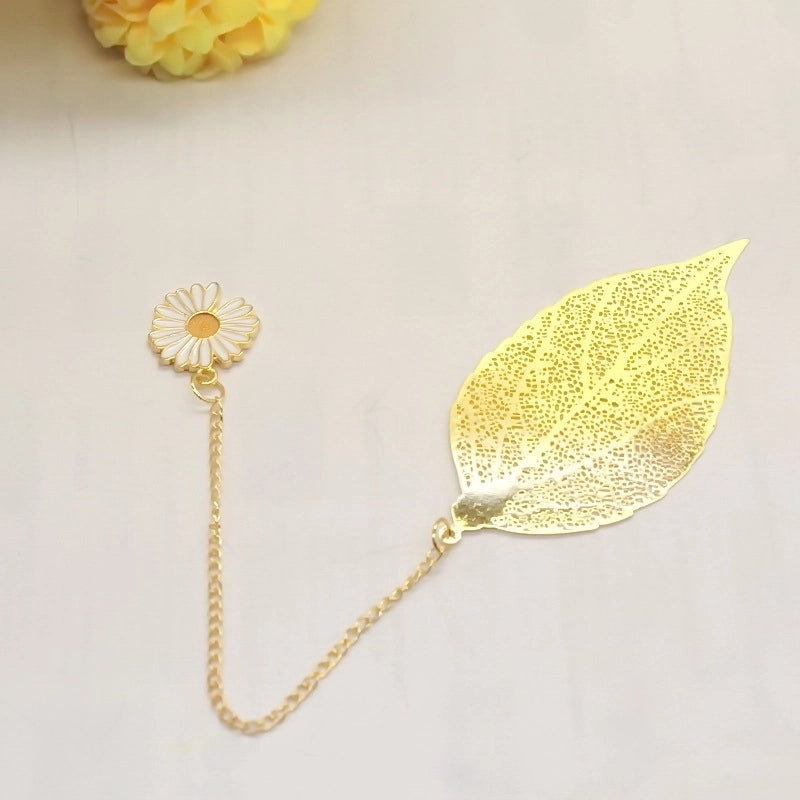 Fashion Brass Gift Hollow Tassel Bookmark