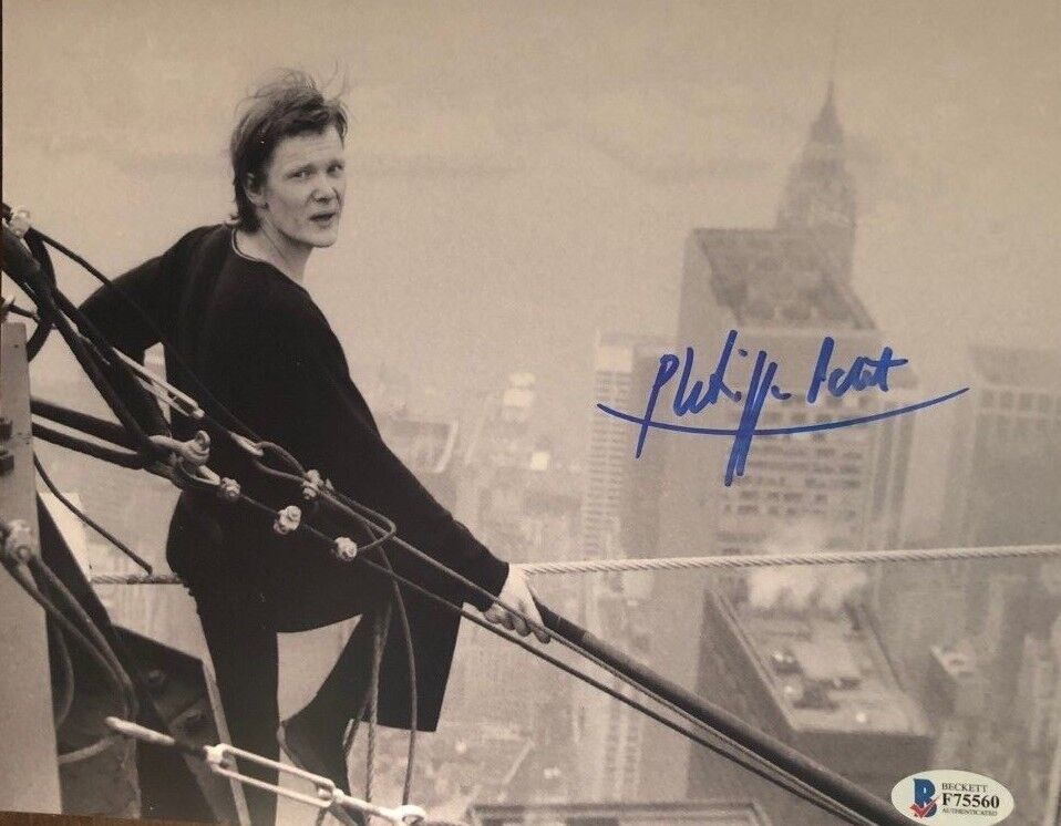 Philippe Petit signed autographed 8x10 Photo Poster painting Extremely rare Man on Wire BECKETT