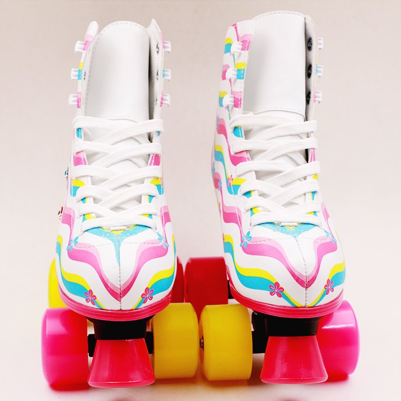 Color Wave Roller Skates