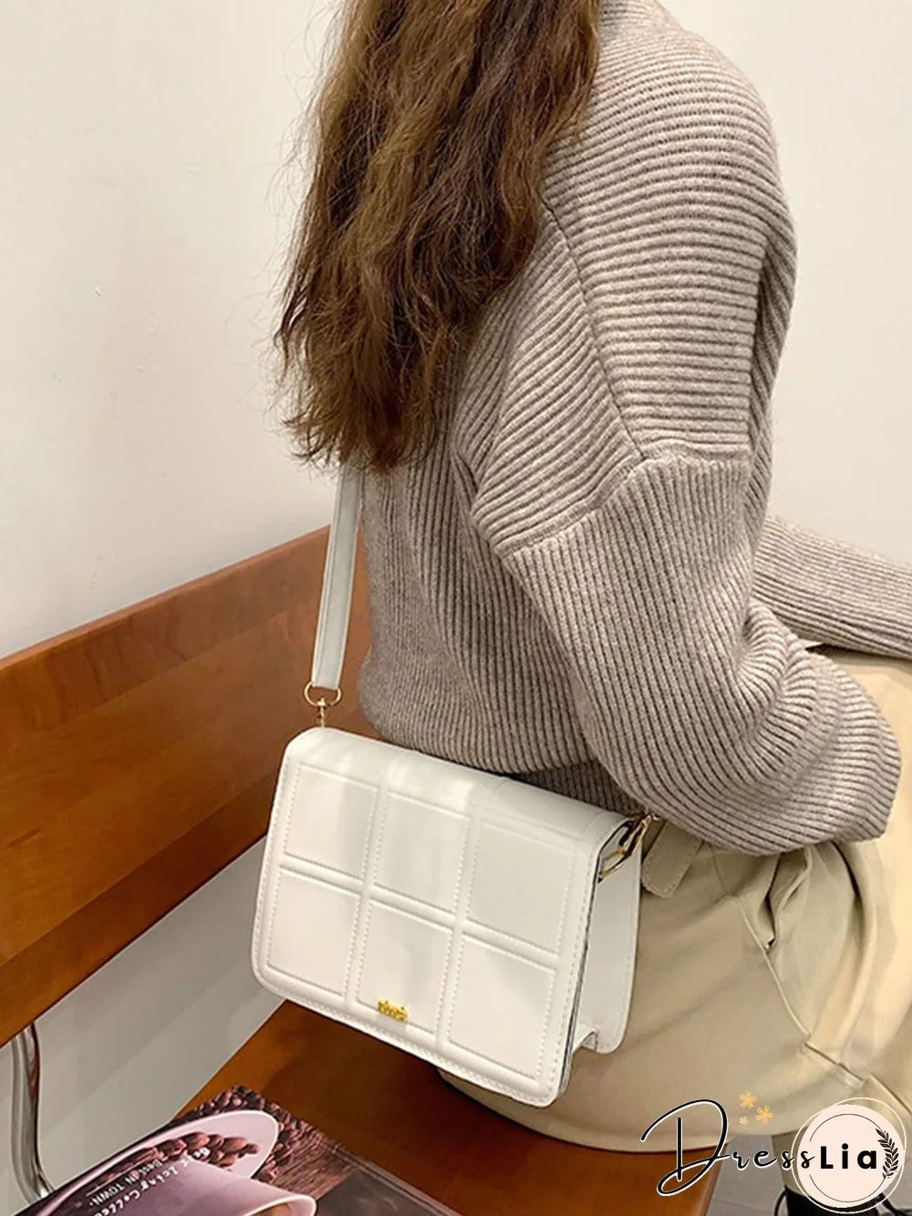 Vintage Embossed Metal Crossbody Bag