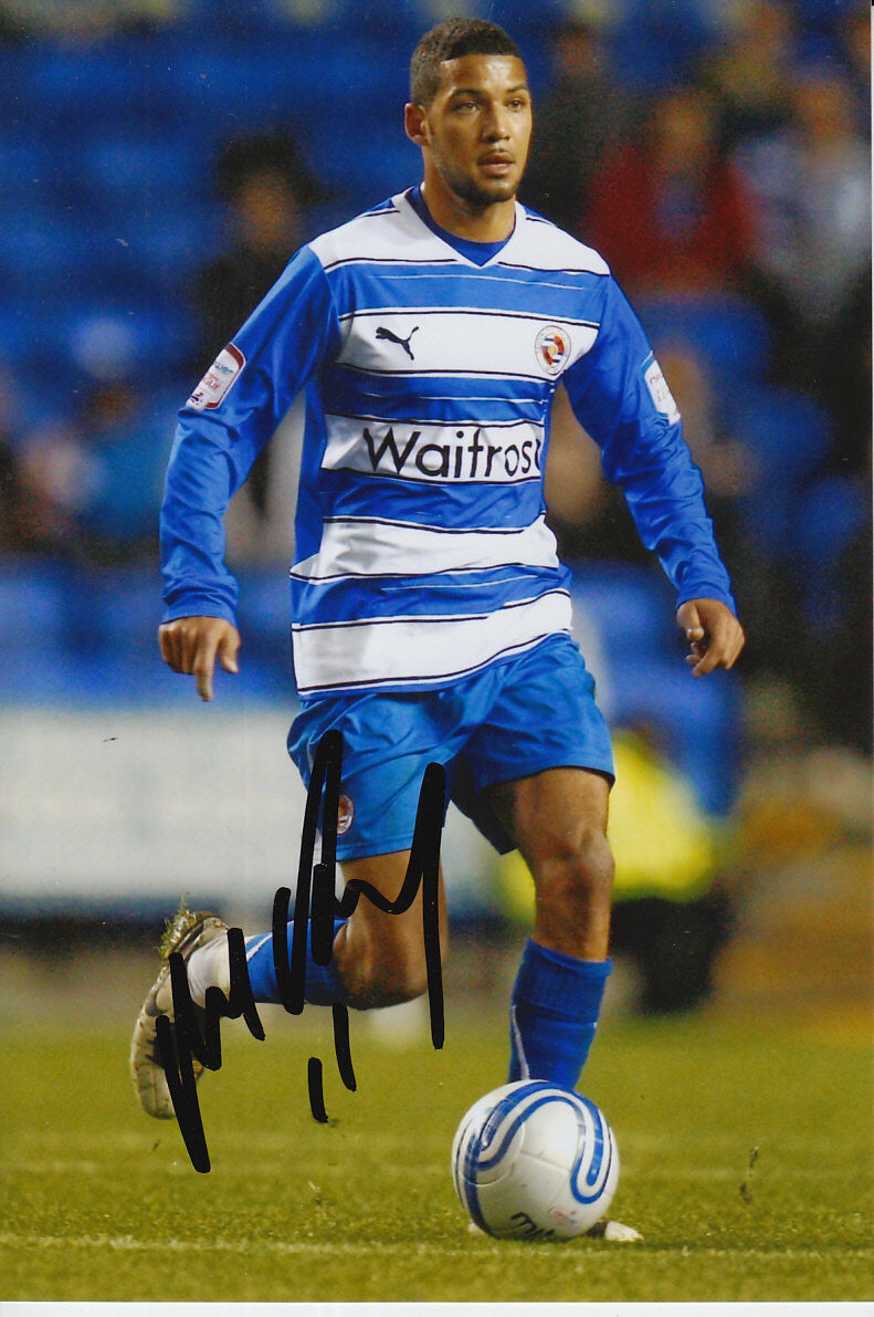 READING HAND SIGNED JOBI MCANUFF 6X4 Photo Poster painting.