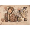 Military Uniform Girl - Vintage Metal Signs - 30*40cm