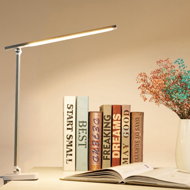Foldable LED Clip Base Desk Lamp For Study.
