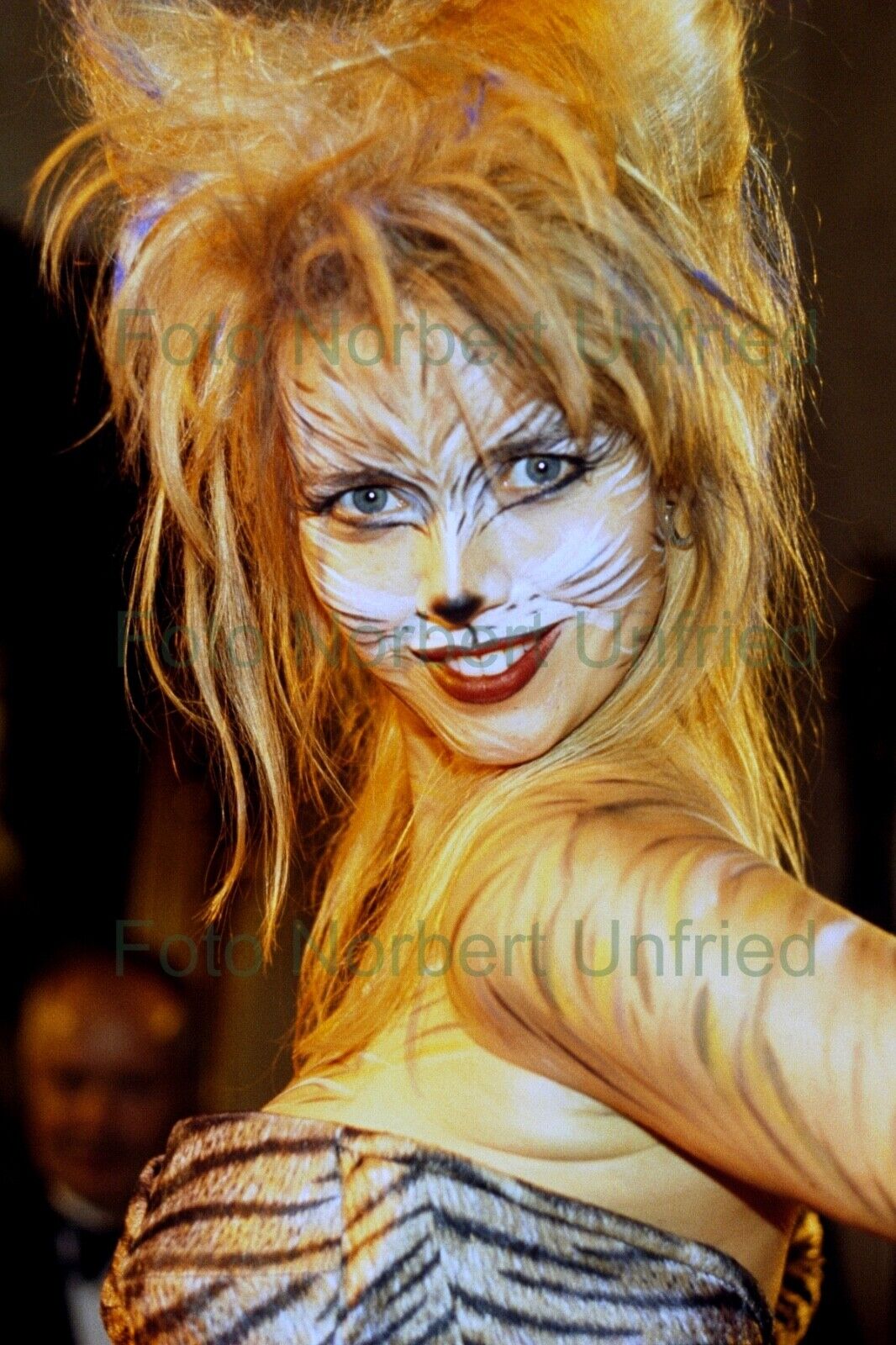 Tina Ruland - Portrait As Cat - Photo Poster painting 20 X 30 CM Without Autograph (Nr 2-4