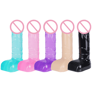 Colorful Small Dildo Silicone Penis For Adults