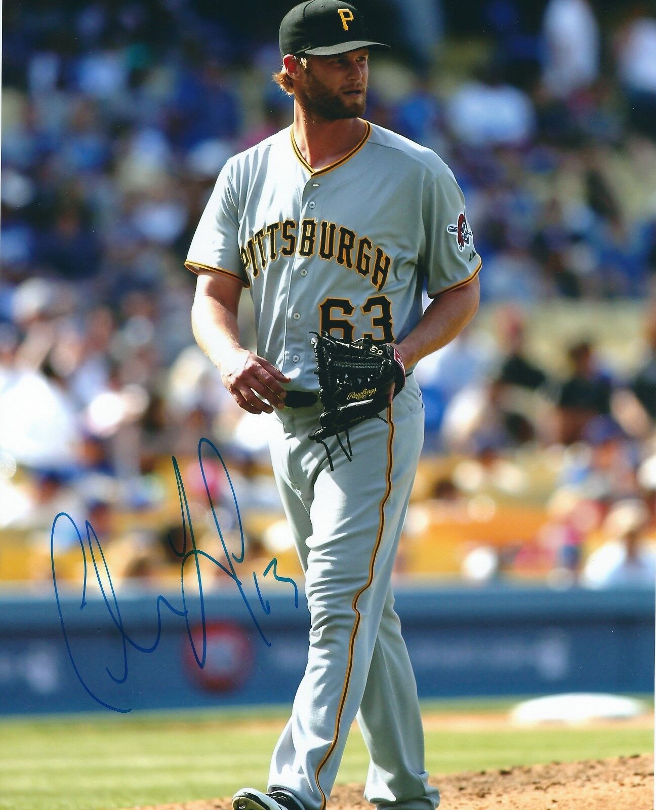 Signed 8x10 CHRIS LEROUX Pittsburgh Pirates Autographed Photo Poster painting - COA