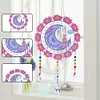 DIY Diamond Painting Suncatcher Hanging Pendant Kit(Cat Flower on Moon )