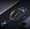 🏅🏅Gravity Planet Cocooning Mechanical Transparent Hollow E-sports Game Bluetooth Mouse Wireless Tri-mode